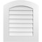 Ekena Millwork Arch Top Surface Mount PVC Gable Vent: Functional, w/ 3-1/2"W x 1"P Standard Frame, 22"W x 26"H GVPAR22X2601SF - alternate 1